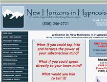 Tablet Screenshot of newhorizonsinhypnosis.com